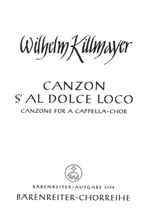 Canzon, S'Al Dolce Loco (1950)