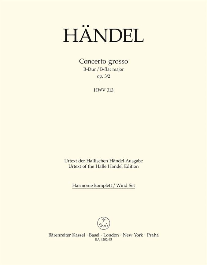 Concerto Grosso Hwv 313