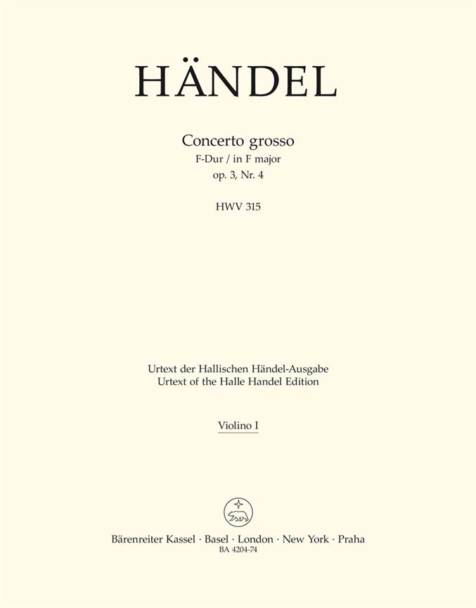 Concerto Grosso Hwv 315