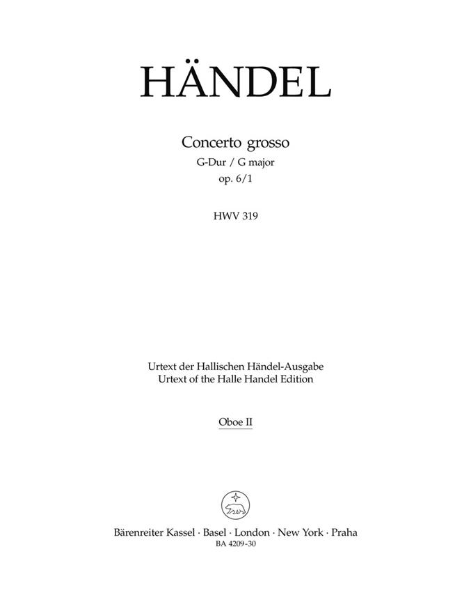 Concerto Grosso Hwv 319