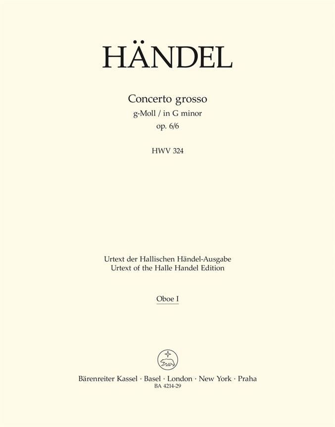 Concerto Grosso Hwv 324