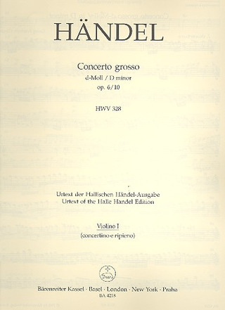 Concerto Grosso Hwv 328