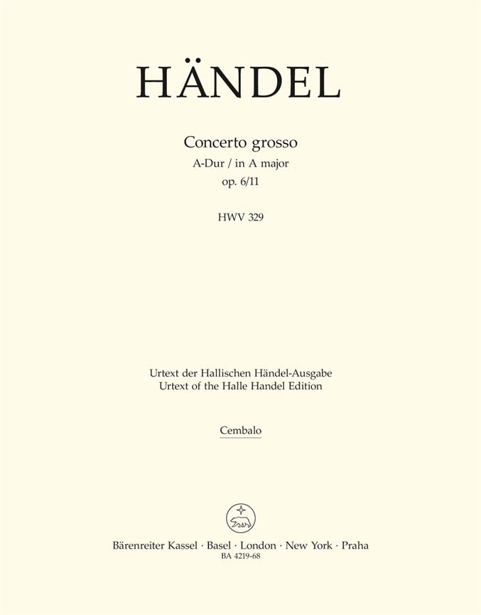 Concerto Grosso Hwv 329