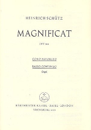 Magnificat (SCHUTZ HEINRICH)