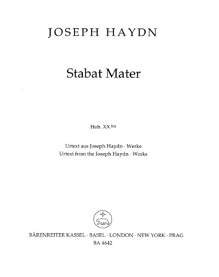 Stabat Mater (HAYDN FRANZ JOSEF)