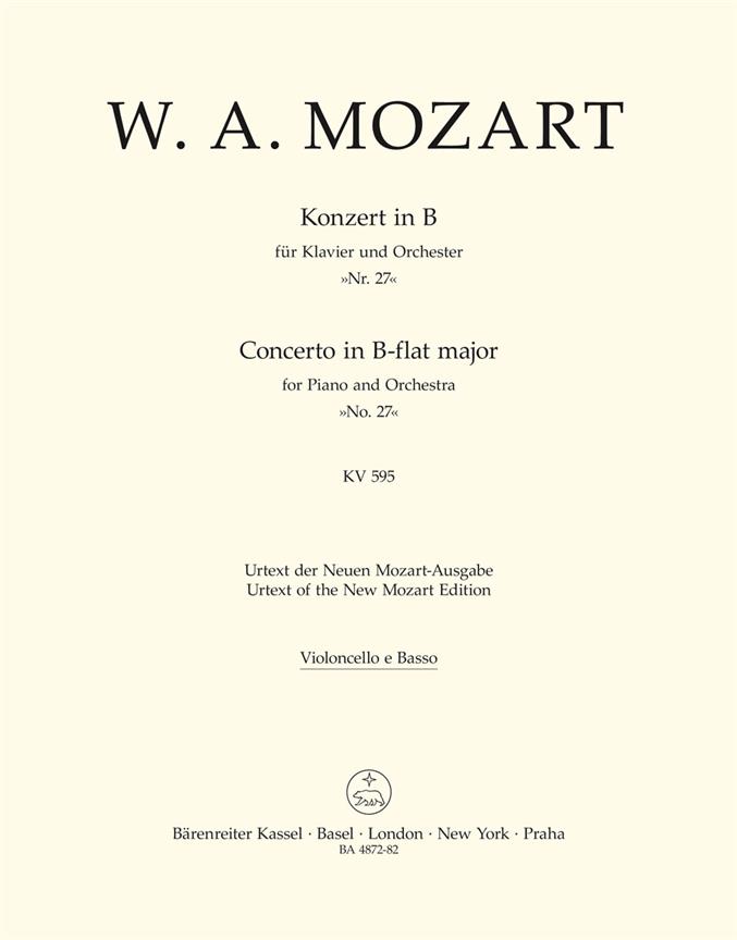 Konzert In B Für Klavier Und Orchester Nr. 27