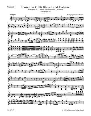 Konzert In C Für Klavier Und Orchester 'Nr. 13'