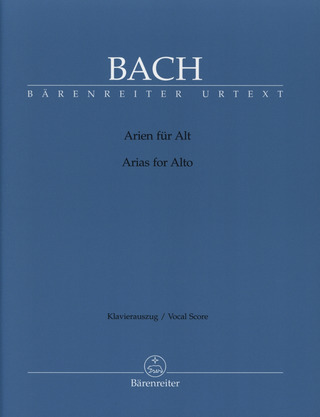 Das Arienbuch / The Aria Book. Alto (BACH JOHANN SEBASTIAN)