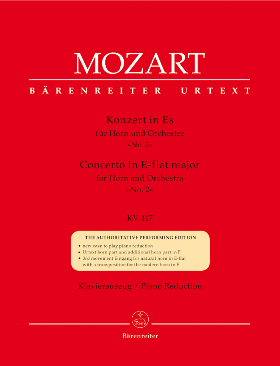 Konzert In Es Für Horn Und Orchester 'Nr. 2' (MOZART WOLFGANG AMADEUS)