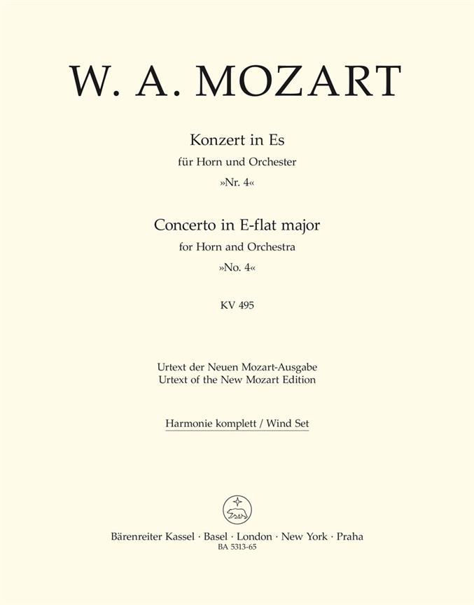 Konzert In Es Für Horn Und Orchester 'Nr. 4'