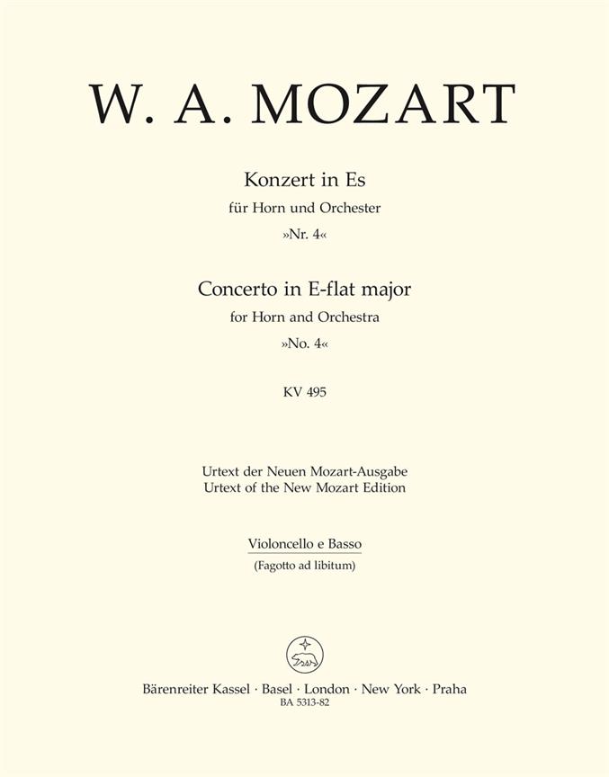 Konzert In Es Für Horn Und Orchester 'Nr. 4'