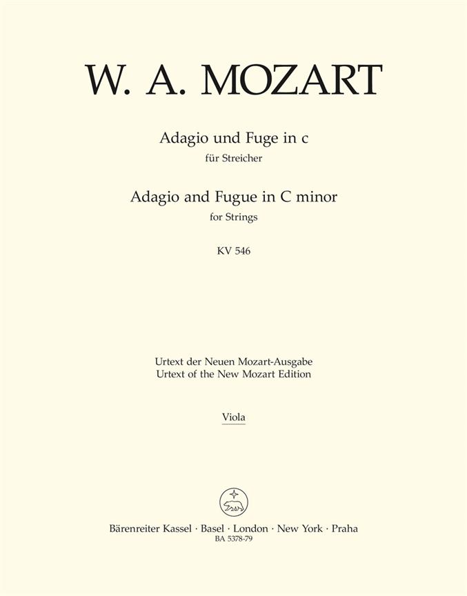 Adagio Und Fuge Für Streicher (Streichquartett Oder -Orchester)
