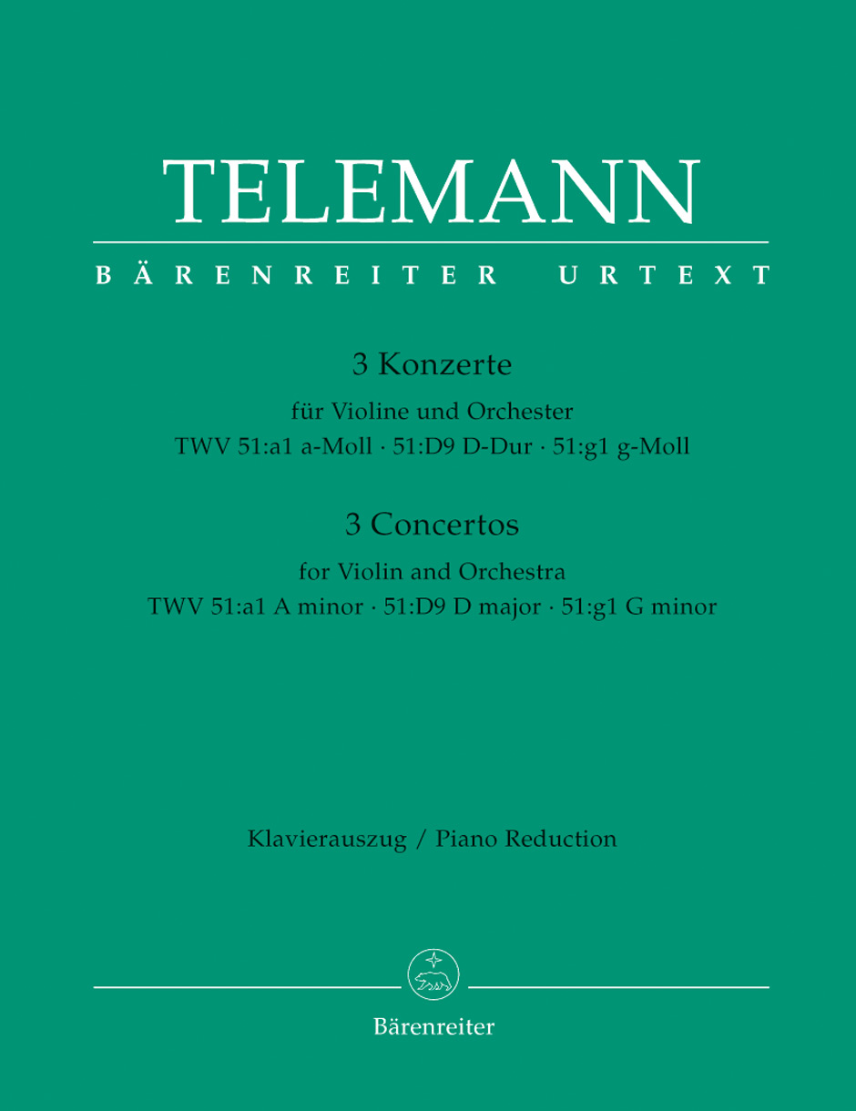 3 Konzerte Für Violine Und Orchester