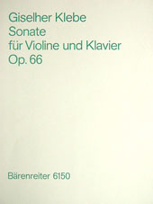 Sonate Für Violine Und Klavier (1972)