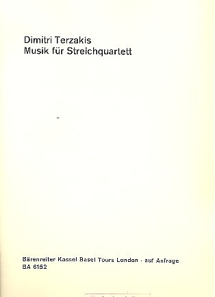 Musik Für Streichquartett (1969)