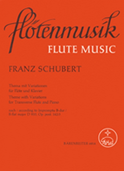 Thema Mit Variationen Für Flöte Und Klavier (SCHUBERT FRANZ)