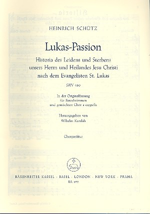 Lukas-Passion (SCHUTZ HEINRICH)