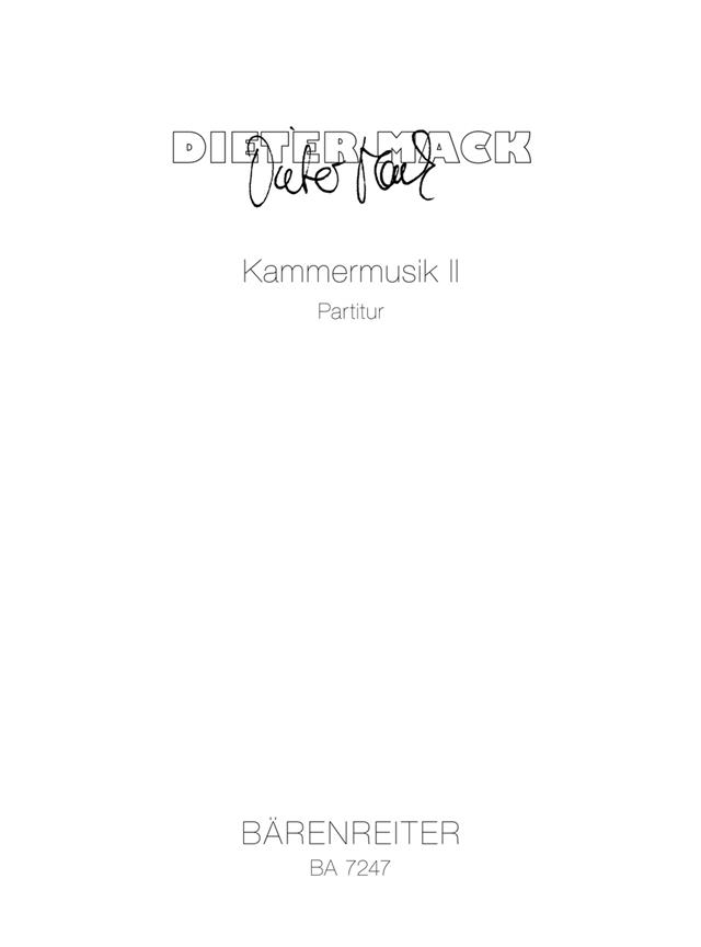 Kammermusik II (1991)