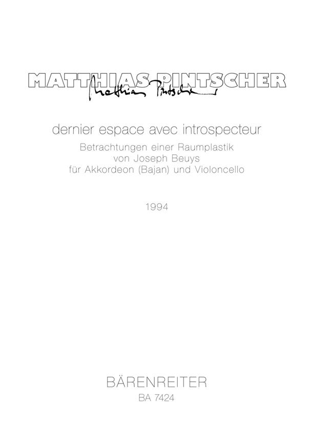 Dernier Espace Avec Introspecteur - Betrachtung Einer Raumplastik Von Joseph Beuys (1994)