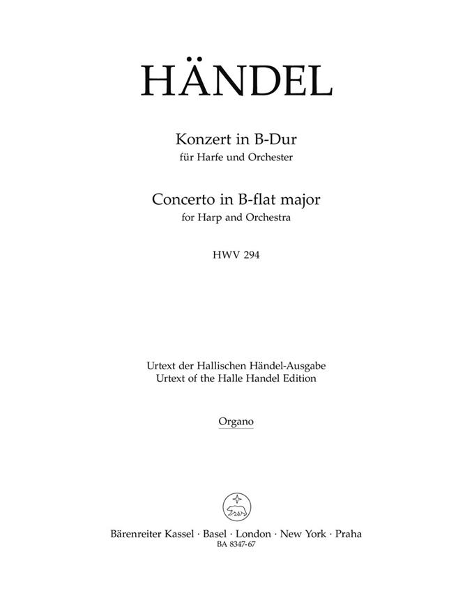 Konzert In B-Dur Für Harfe Und Orchester
