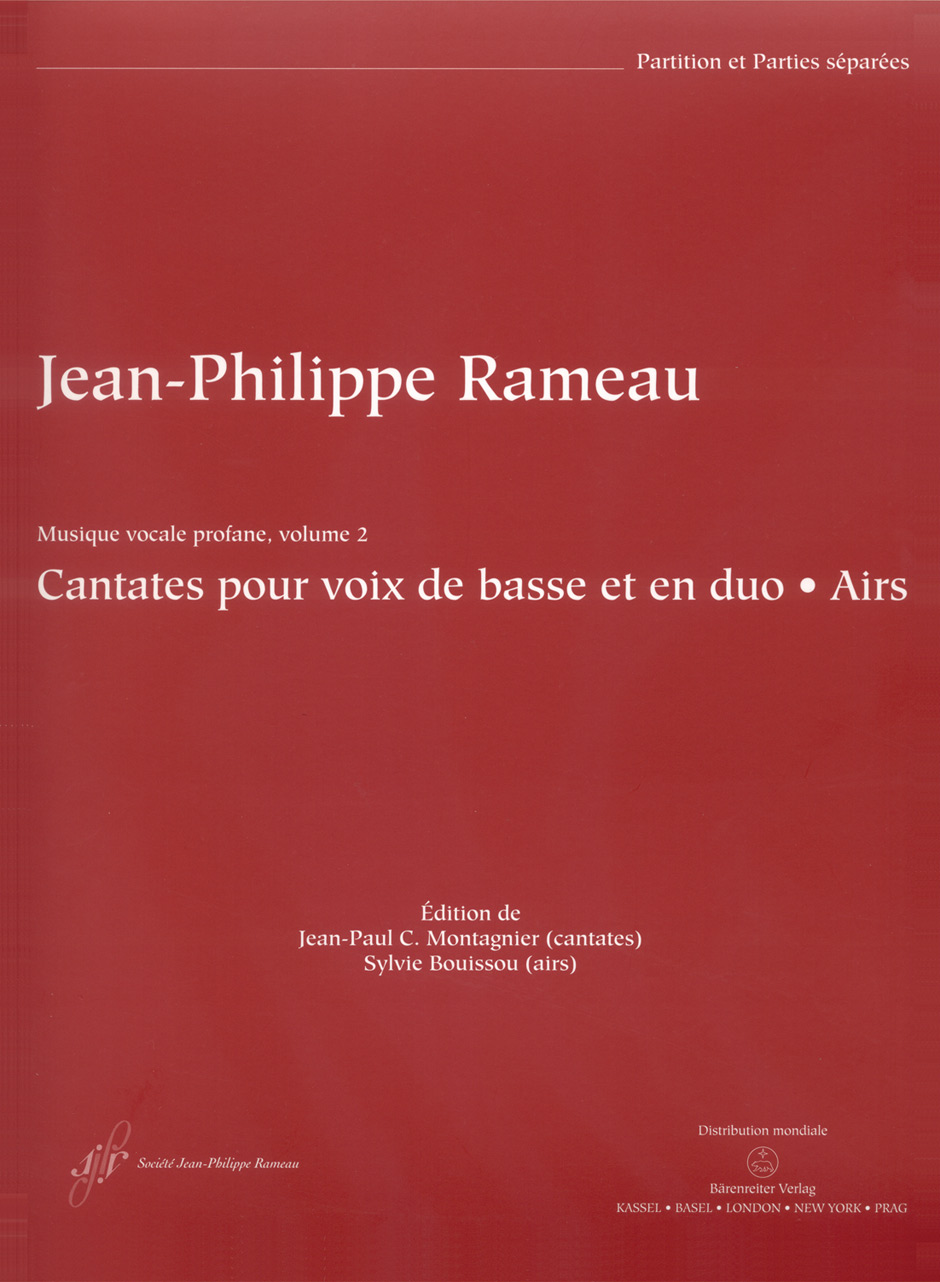 Musique Vocale Profane, Vol.2: Cantates Pour Voix De Basse Et En Duo. Airs (RAMEAU JEAN-PHILIPPE)