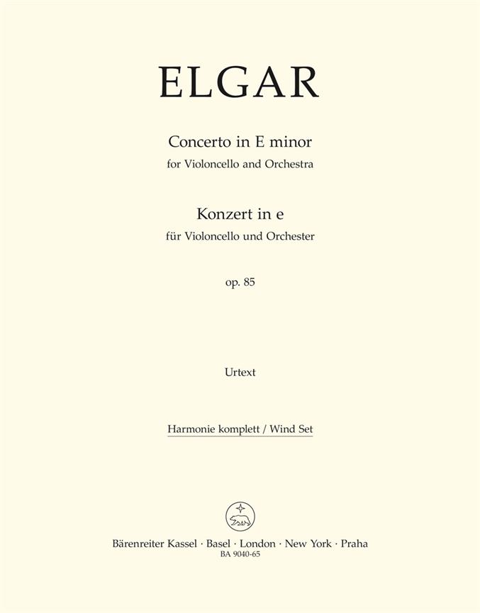 Konzert In E Für Violoncello Und Orchester