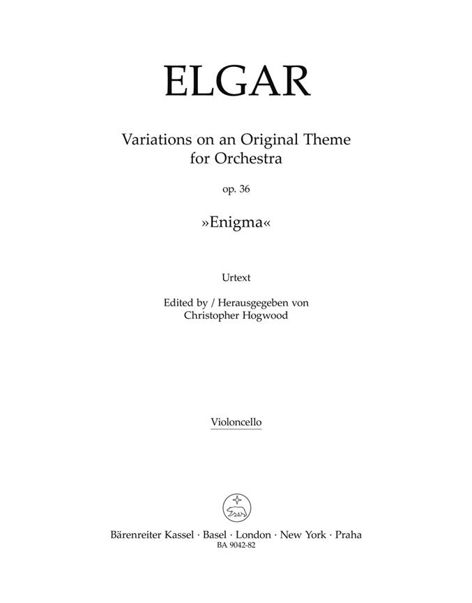 Variations On An Original Theme For Orchesrta 'Enigma'
