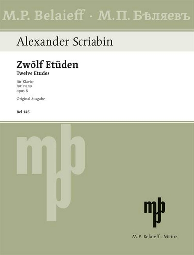 12 Etudes Op. 8 (SCRIABINE ALEXANDER)