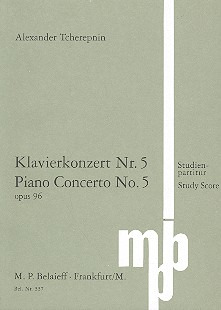 Piano Concerto No 5 Op. 96 (TCHEREPNINE ALEXANDER)
