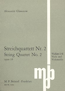 String Quartet No 2 F Major Op. 10