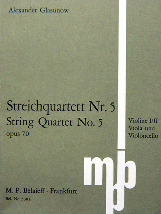 String Quartet No 5 D Minor Op. 70