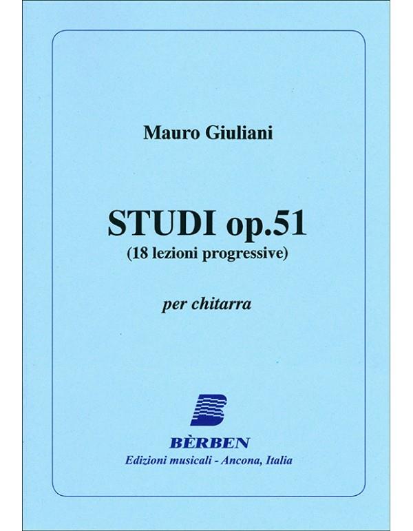 Studi Op. 51 - Carfagna (GIULIANI MAURO)