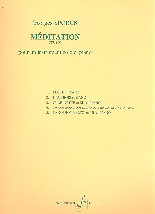 Meditation Op. 37
