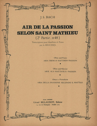 Air De La Passion Selon Saint Mathieu