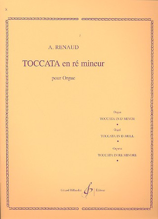 Toccata En Re Mineur Op. 108 No1 (RENAUD ALBERT)