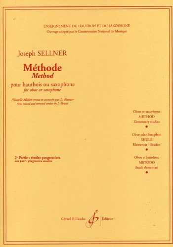 Méthode Vol.2 - Etudes Progressives (SELLNER JOSEPH)