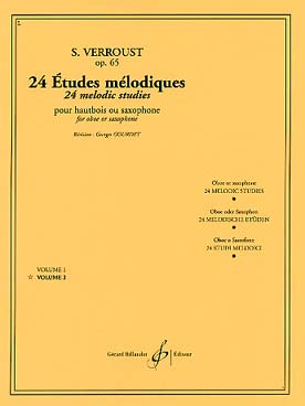 24 Etudes Melodiques Op. 65 - Vol.2 (VERROUST STANISLAS)