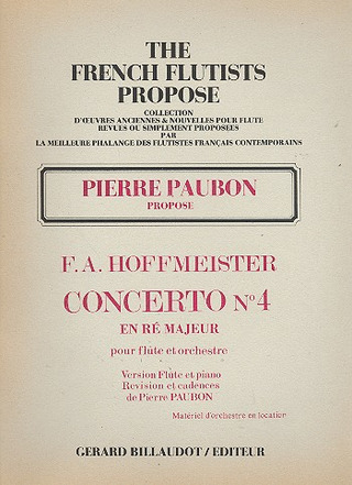 Concerto No4 En Re Majeur