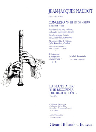 Concerto Noiii En Do Majeur (NAUDOT JEAN-JACQUES)