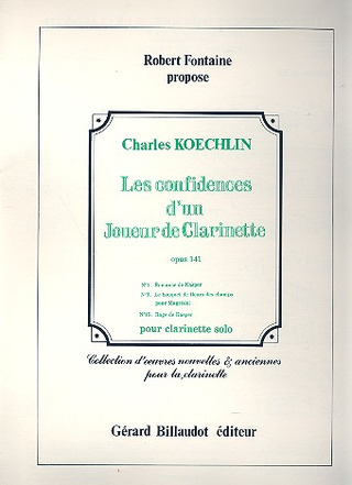 Les Confidences D'Un Joueur De Clarinette - No1.3.15
