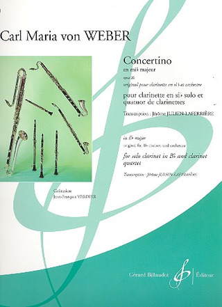 Concertino En Mi B Majeur Op. 26 (WEBER CARL MARIA VON)