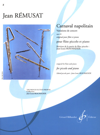 Carnaval Napolitain - Variations De Concert Op. 40 (REMUSAT JEAN)