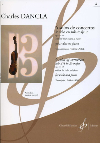 6 Solos De Concertos - 4ème Solo En Mib Majeur Op. 141 No 6