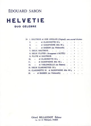 Helvetie - Materiel Complet (SABON E)