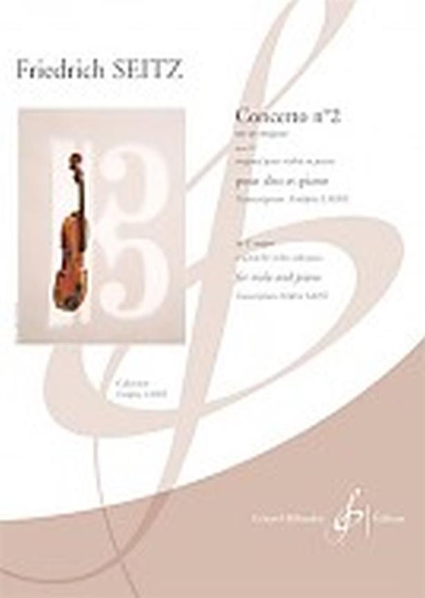 Concerto No2 En Ut Majeur Op. 13 (SEITZ FRIEDRICH)