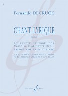 Chant lyrique - Op. 69 (DECRUCK FERNANDE)