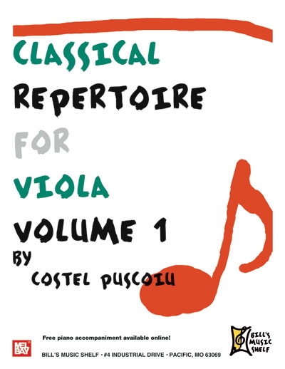Classical Repertoire For Viola - Vol.1 (PUSCOIU COSTEL)
