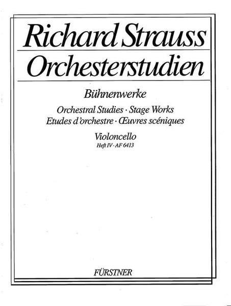 Orchestral Studies: Cello Band 4 (STRAUSS RICHARD)