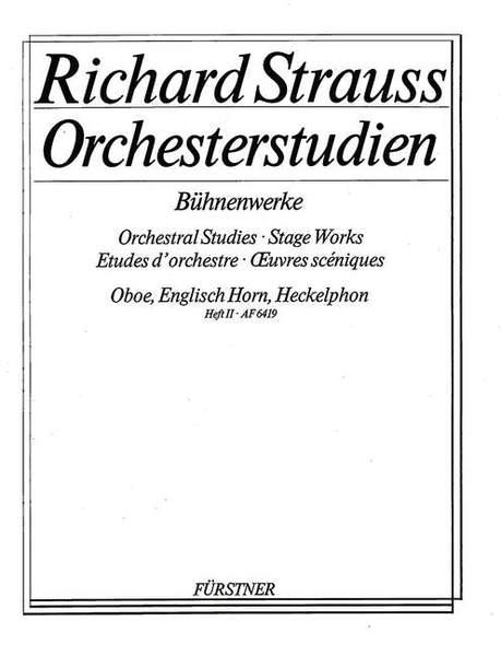 Orchestral Studies: Oboe Band 2 (STRAUSS RICHARD)