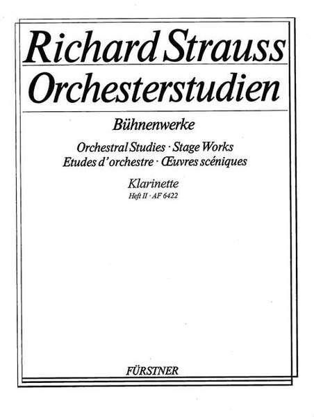 Orchestral Studies : Band 2 (STRAUSS RICHARD / ESSBERGER CARL)
